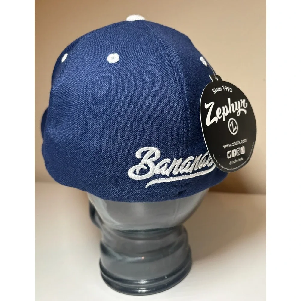 Savannah Bananas Zephyr Flex Fit Hat | Blue | NWT | XL